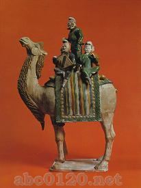 三彩楽人駱駝