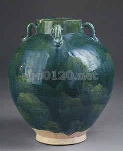 藍釉鉢