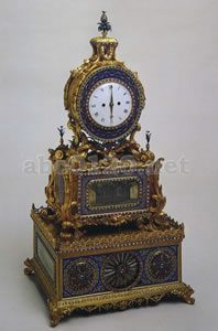 七宝銅鍍金製時計