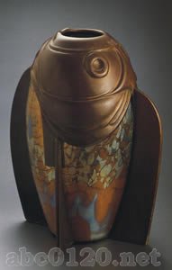 金属枠花瓶
