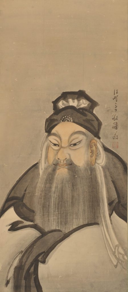 高田敬輔「関羽図」宝暦4年（1754）正明寺蔵