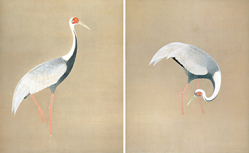 上村松篁「真鶴」 昭和55年（1980）