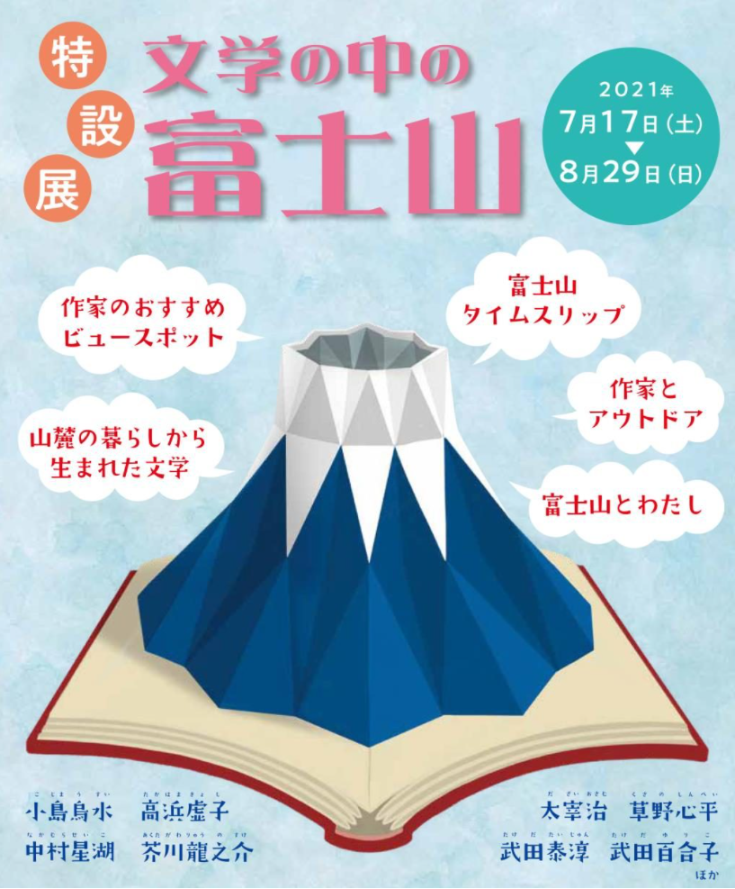 「文学の中の富士山」山梨県立文学館