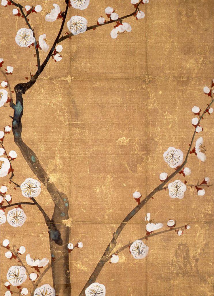 白梅図香包　尾形光琳　江戸時代　18世紀
