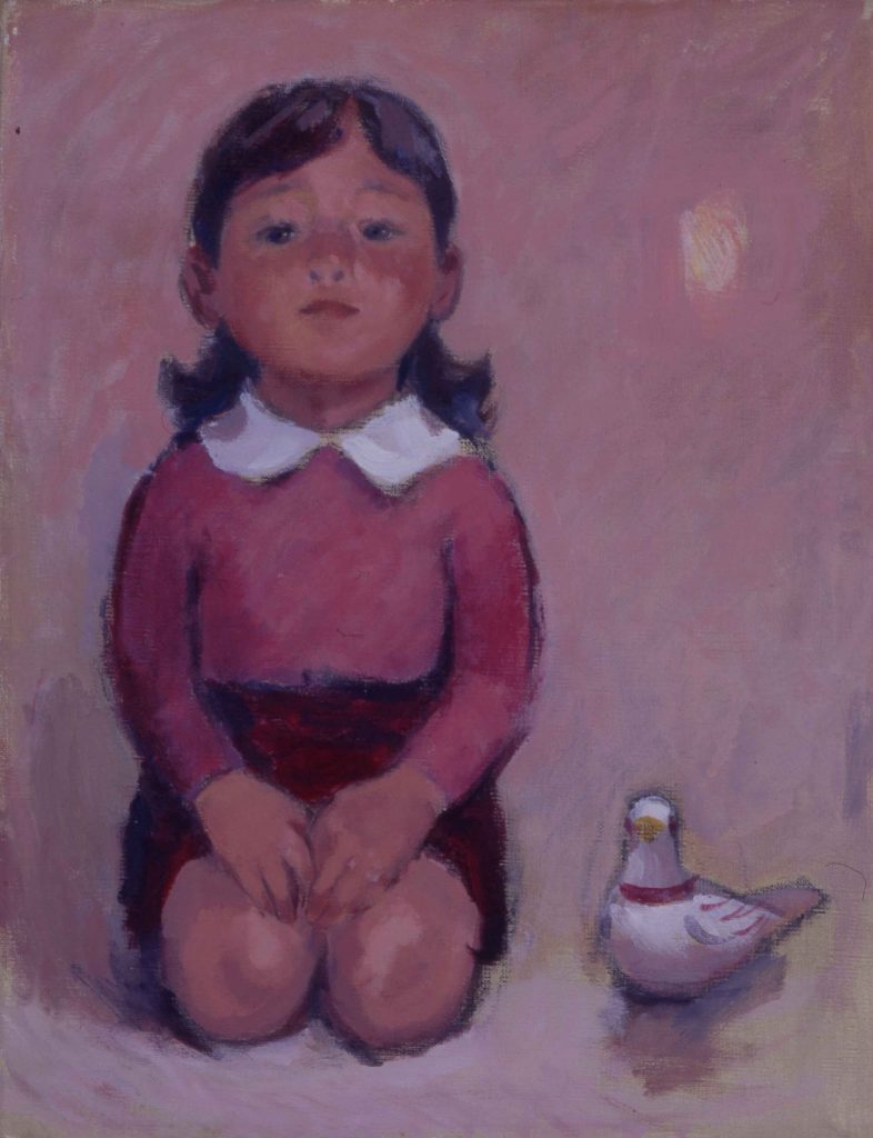 《少女と鳩笛》1960年