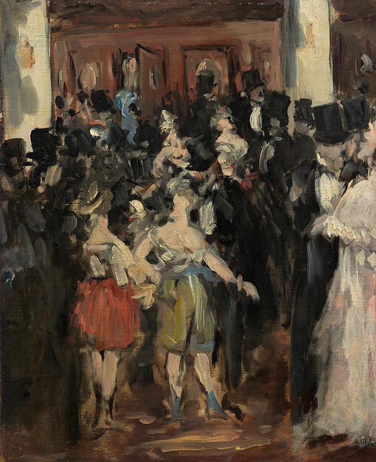 エドゥアール・マネ《オペラ座の仮装舞踏会》1873年　石橋財団アーティゾン美術館蔵