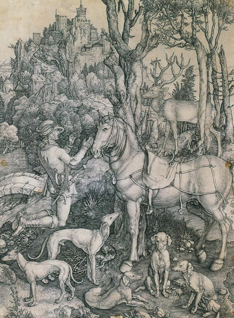コレクション・ストーリーズ　ヨーロッパの版画 アルブレヒト・デューラー《聖エウスタキウス》1501年頃