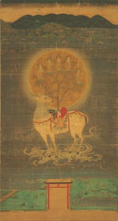 重要文化財《春日鹿曼荼羅図》　鎌倉時代　奈良国立博物館