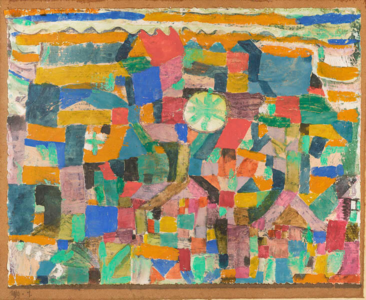 パウル・クレー《平和な村》1919年 石橋財団アーティゾン美術館蔵