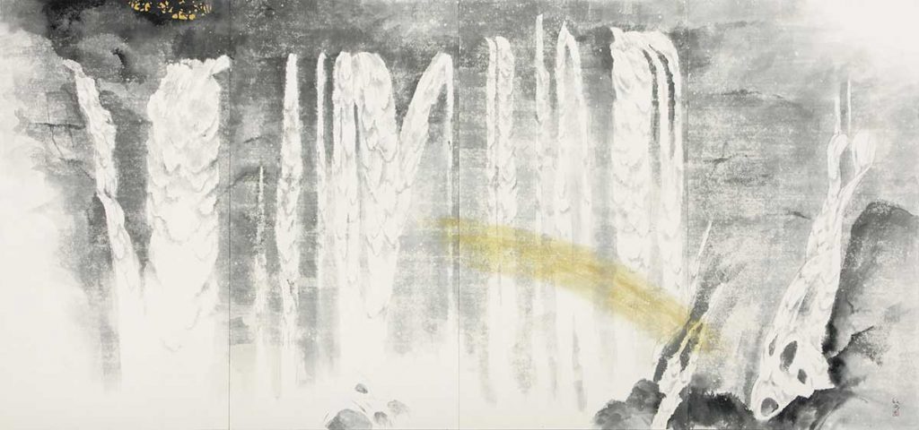 松尾敏男 「白糸の滝」 平成24年（2012） 足立美術館蔵