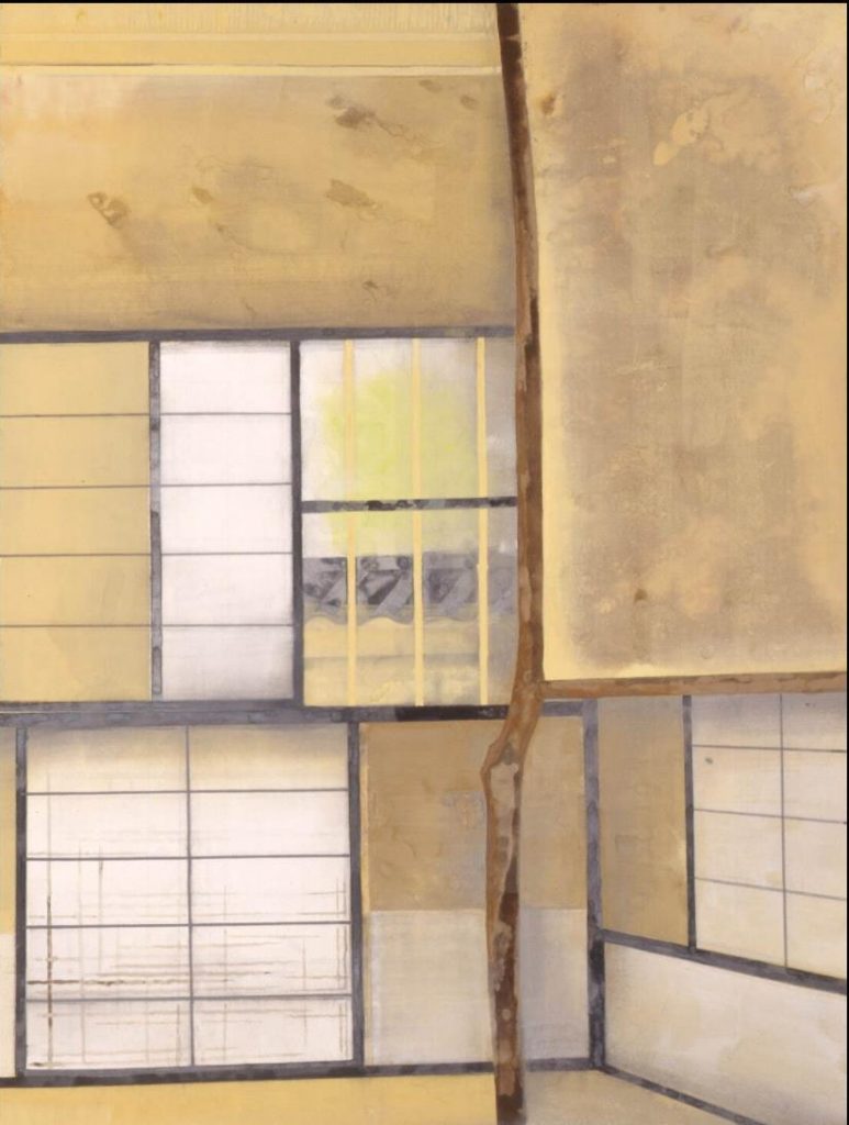 奥村土牛《茶室》1963年(昭和38年)　紙本・彩色　山種美術館