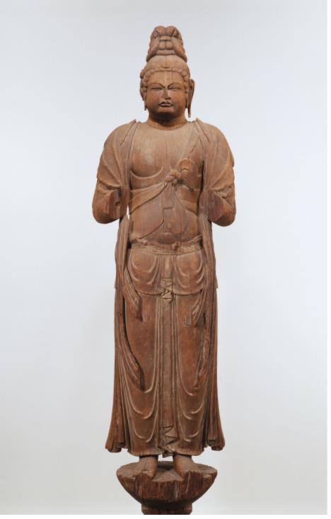 国宝　伝衆宝王菩薩立像 奈良時代　8世紀　唐招提寺蔵 ＊画像提供：奈良国立博物館