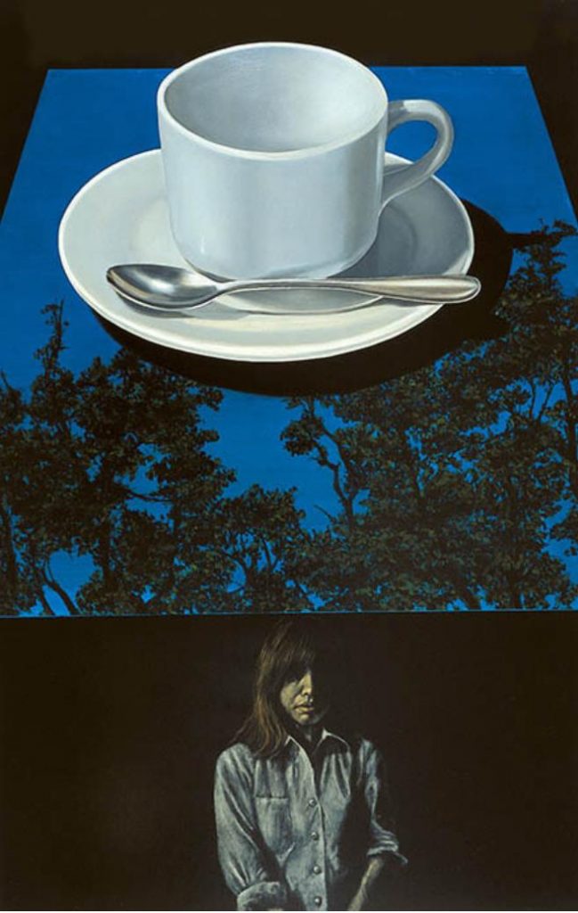 《ランドスケープ・Ｃ》1970年 油彩･キャンバス 227.3×145.4cm