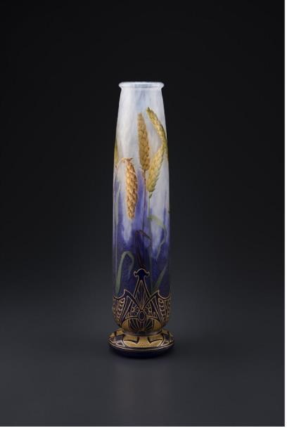 ドーム 大麦文花瓶　高さ27.2cm
