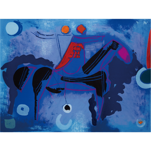 マリノ・マリーニ「色彩から形へⅡ」リトグラフ 39.5x52cm 1969年