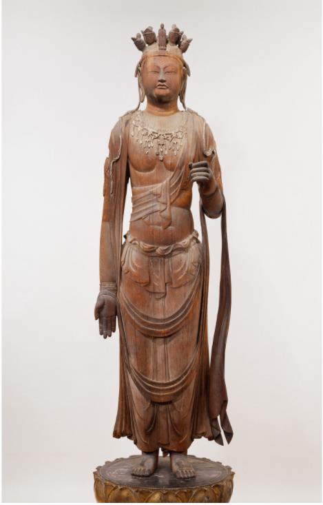 重要文化財  十一面観音立像 奈良時代　8世紀　唐招提寺蔵 ＊画像提供：奈良国立博物館