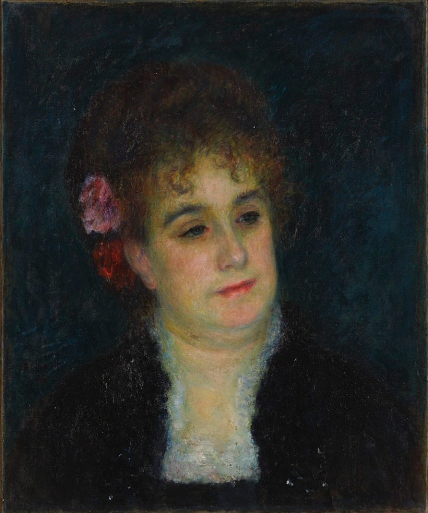 ピエール＝オーギュスト・ルノワール 《シャルパンティエ夫人の肖像》 1876 年 カンヴァス・油彩