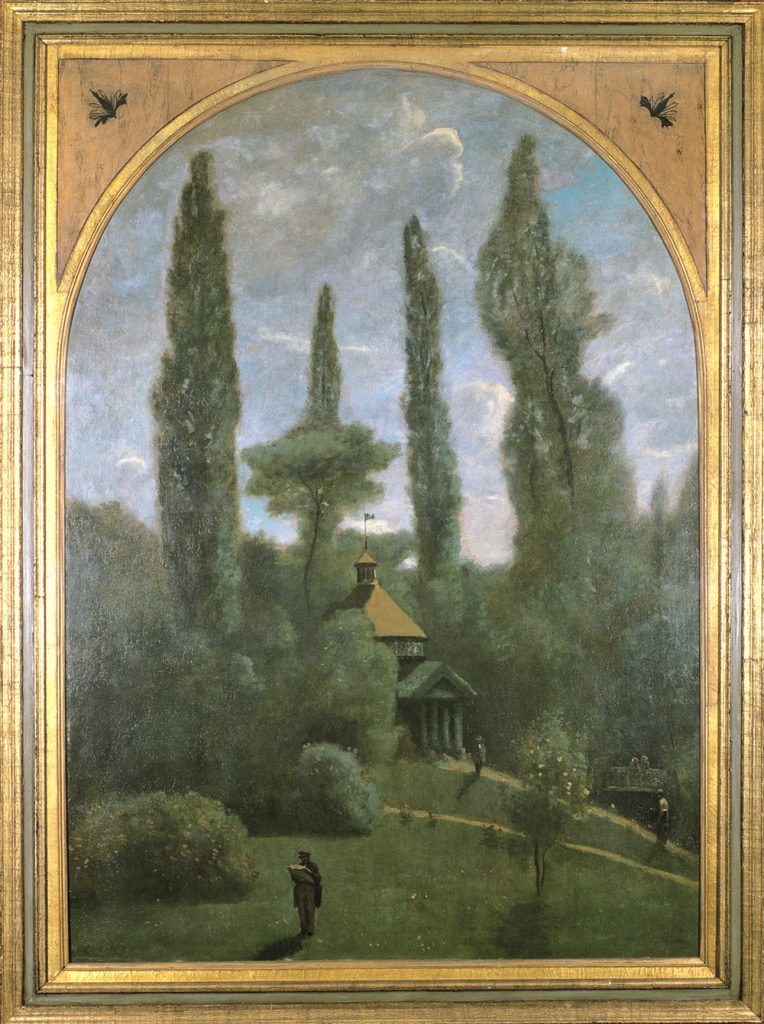 ヴィル=ダヴレーのあずまや ジャン=バティスト=カミーユ・コロー 1847年 油彩・キャンバス 150×110cm