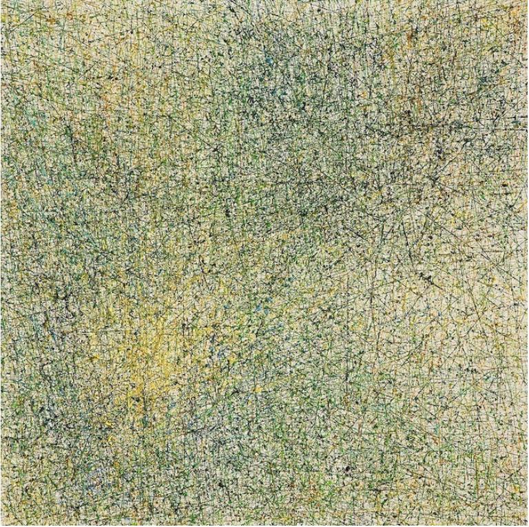 landscape S040.001.2021-study for Clumps of Glass by Vincent van Gogh, 2021, Oil on canvas, 1,000×1,000mm