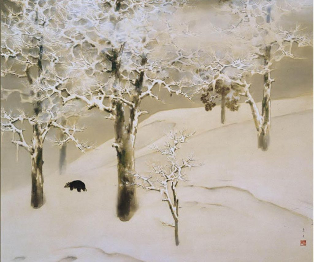 川村曼舟《霧氷》1936年　京都市美術館蔵