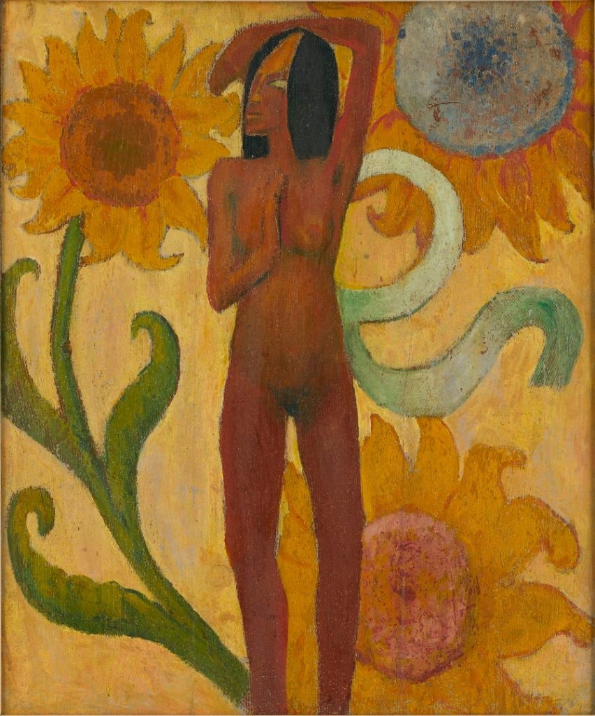 ポール・ゴーギャン《カリブの女》 1889 年 板・油彩