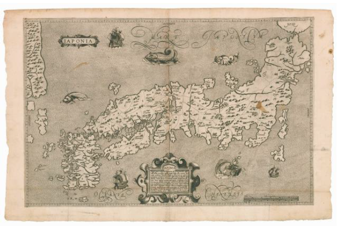 ブランクス／モレイラ「日本図」1617年 ゼンリンミュージアム所蔵