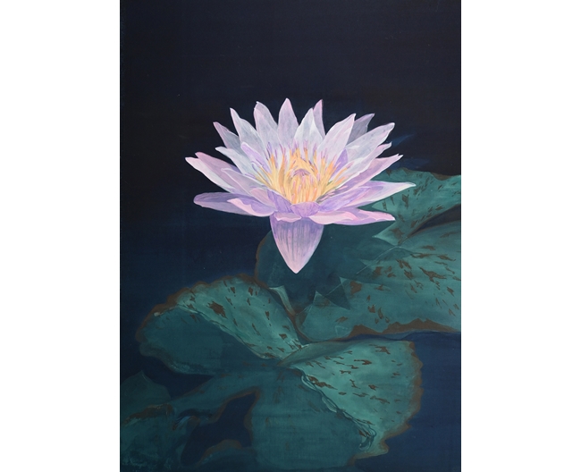 「Toropical water lily α」8号P