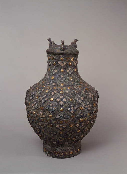 重要文化財「金銀玻璃象嵌大壺」 中国 戦国時代（前5～前3世紀）