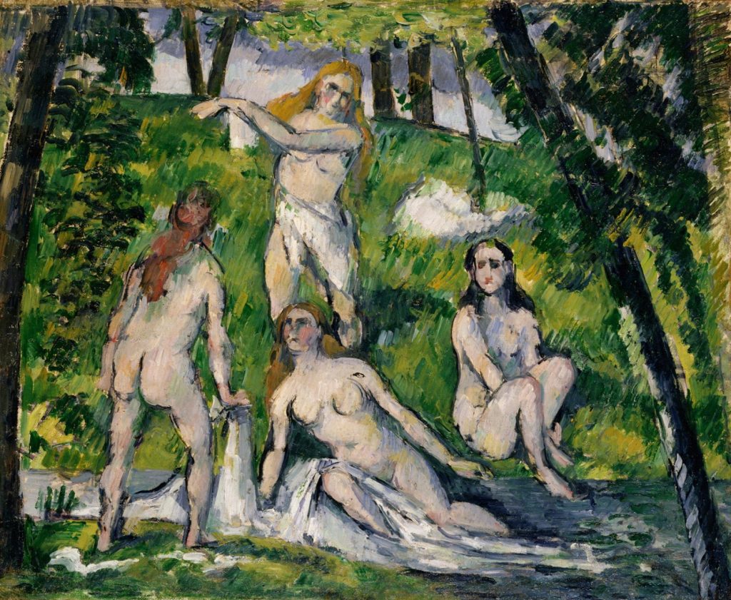 ポール・セザンヌ《４人の水浴の女たち》1877-78年　ポーラ美術館蔵