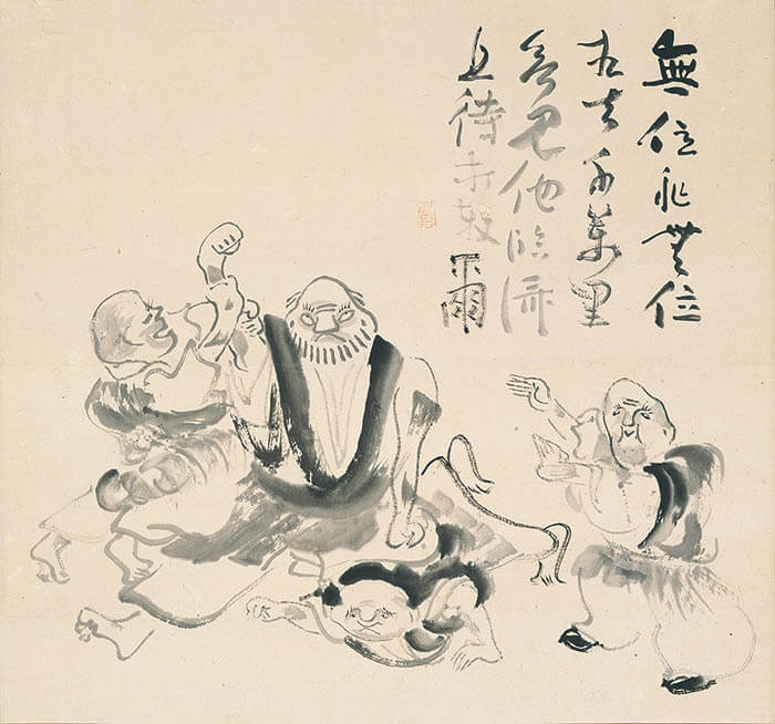 仙厓義梵　「臨済図」江戸時代後期（19世紀） 永青文庫蔵
