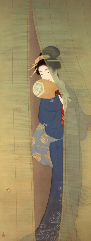 上村松園 《新蛍》 1929( 昭 和 4) 年 絹本・彩色 山種美術館