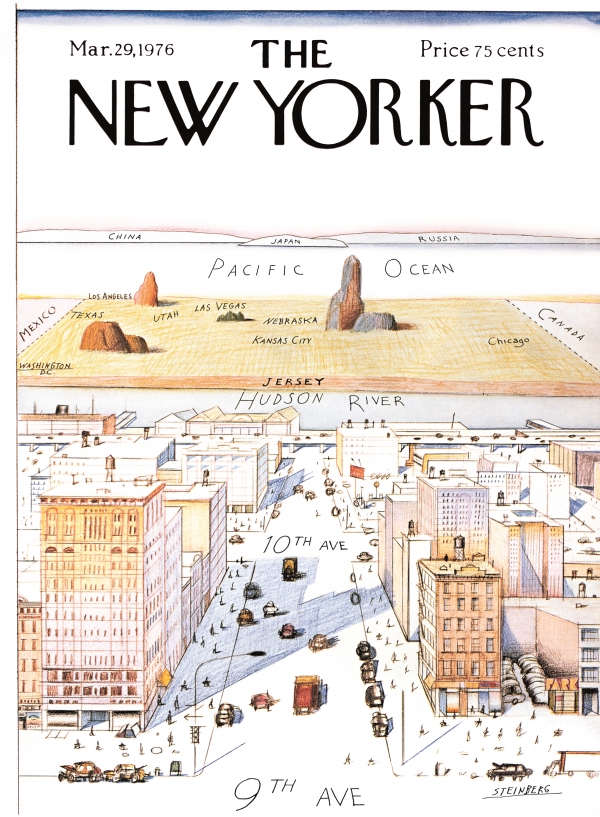 View of the World from 9th Avenue, 1976　Cover reprinted with permission of The New Yorker magazine. All rights reserved.