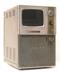 昭和38年製の簡易型カラーテレビ