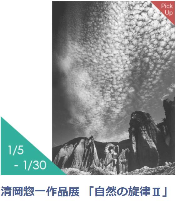 清岡惣一作品展 「自然の旋律Ⅱ」日本カメラ博物館