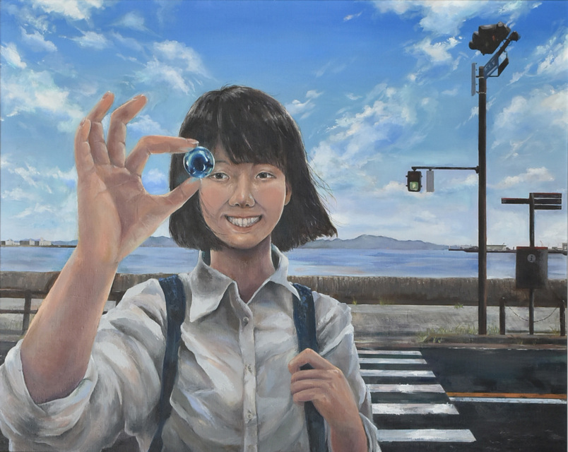 《どんな私が見える》 入澤友香 2015年（全日本学生美術展）
