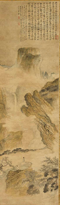  石濤《盧山観瀑図》重要文化財　清時代17~18世紀　泉屋博古館蔵