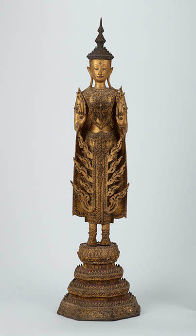 「宝冠仏立像」タイ ラタナコーシン時代・19世紀 大倉集古館蔵