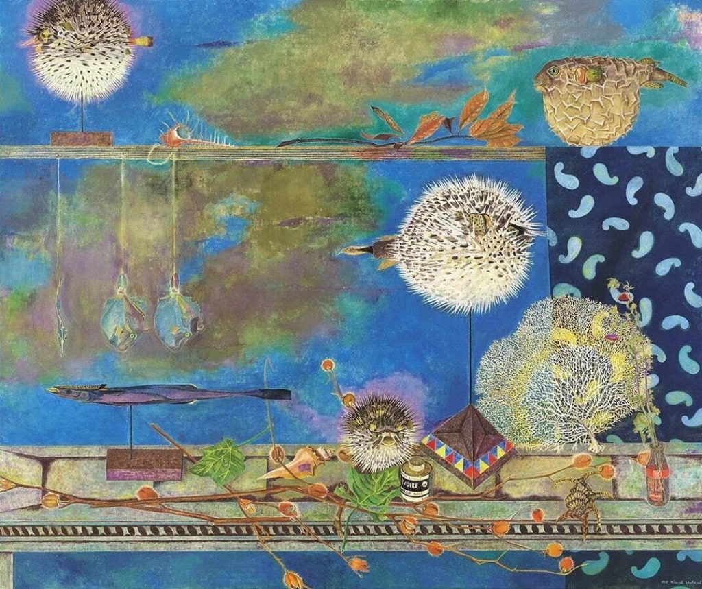  奥谷博《針千本》1965年　油彩、カンヴァス　東京国立近代美術館蔵