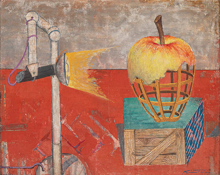 りんごのある風景 1972年制作