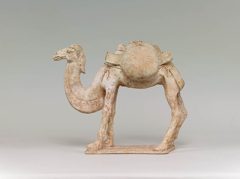 「加彩駱駝」中国 唐時代・7～8 世紀 大倉集古館蔵