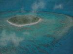 清水 操「海流（かいりゅう）の島（しま）」平成20年（2008）紙本彩色・額装　165.0×205.0cm
