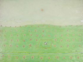 小林研三《春の丘》1975年　三重県立美術館