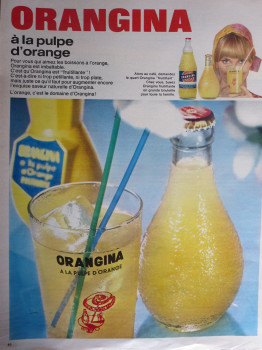 「オレンジーナ」 1970年代の雑誌広告