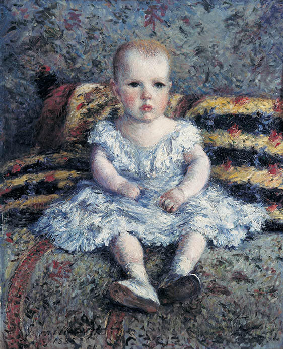 ギュスターヴ・カイユボット《子どものモーリス・ユゴーの肖像》　1885年　スイス プチ・パレ美術館所蔵 ASSOCIATION DES AMIS DU PETIT PALAIS, GENEVE
