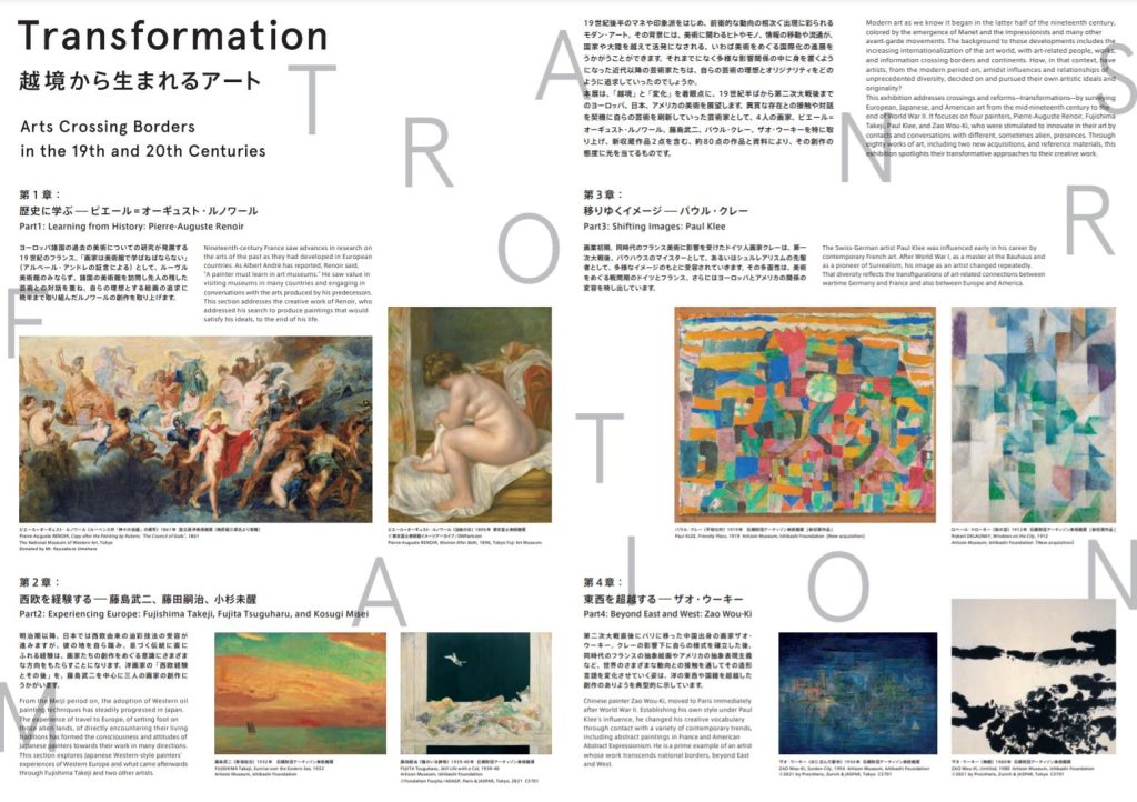 「Transformation 越境から生まれるアート」アーティゾン美術館