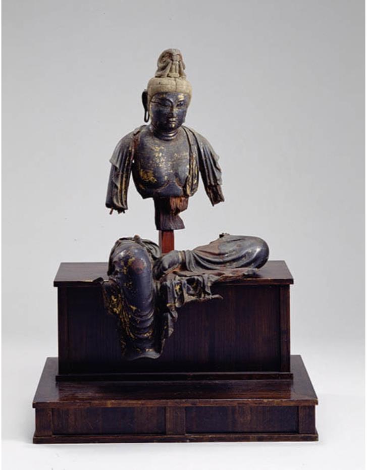 《月光菩薩坐像》 奈良時代 東京藝術大学蔵
