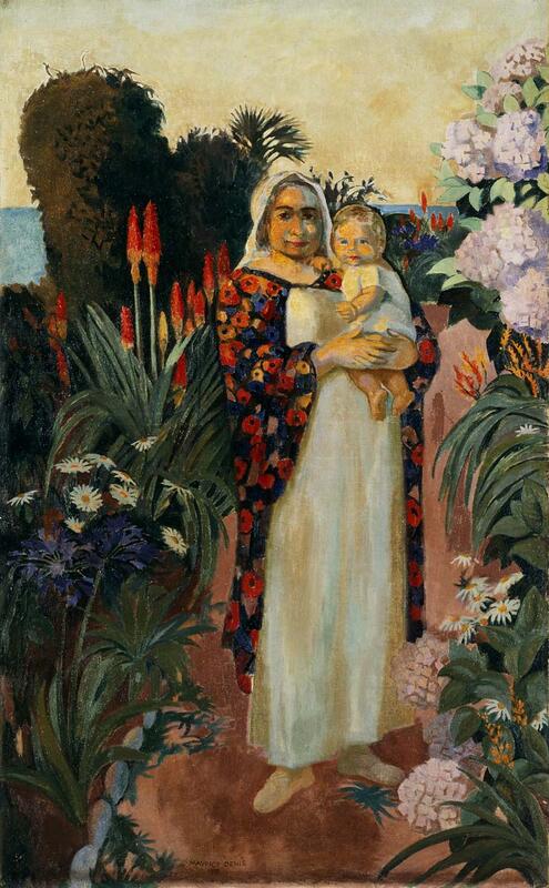 モーリス・ドニ《シャグマユリの聖母子》1925年