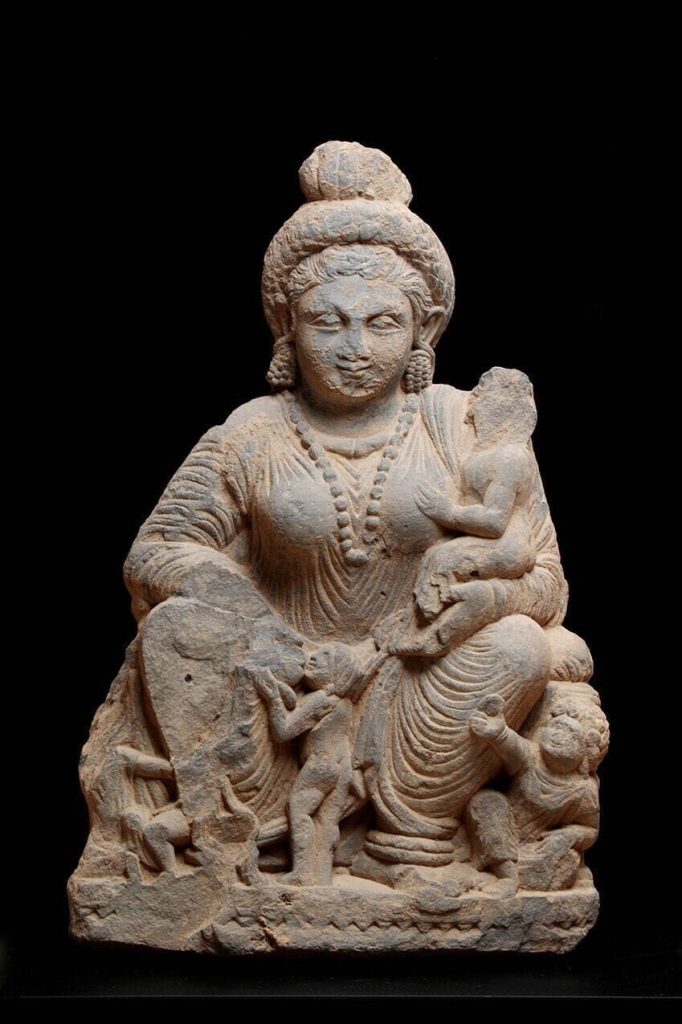ハーリーティー(鬼子母神)像　ガンダーラ　2～3世紀［通期展示］
