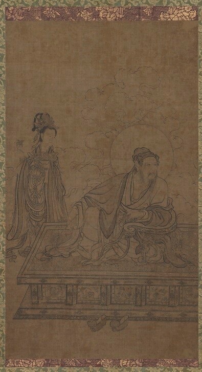 重要文化財　維摩居士像　中国　南宋時代(13世紀)　京都国立博物館［前期展示］