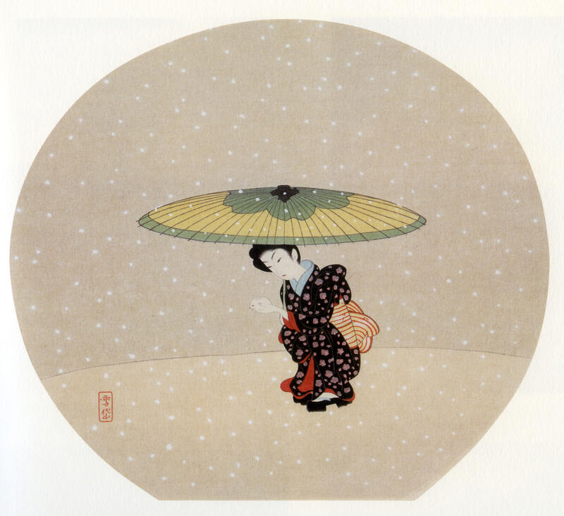 小村雪岱《雪兎》1942年（没後の刷り）、埼玉県立近代美術館蔵